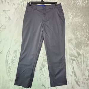 Cintas Mens Work Pants Gray Straight Leg Utility Trousers 34x30 2412760
